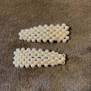 Pearl Set Barrett Hair Pin